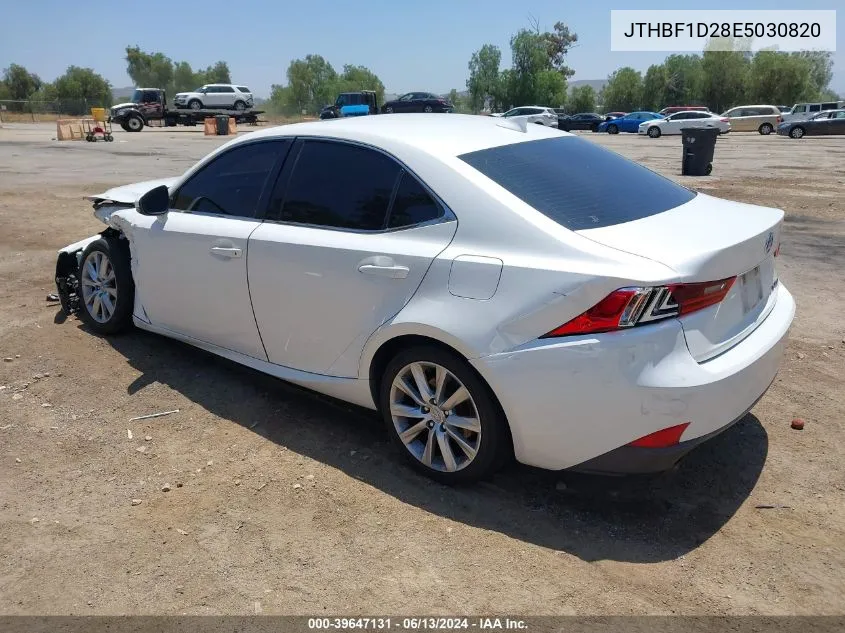 2014 Lexus Is 250 VIN: JTHBF1D28E5030820 Lot: 39647131