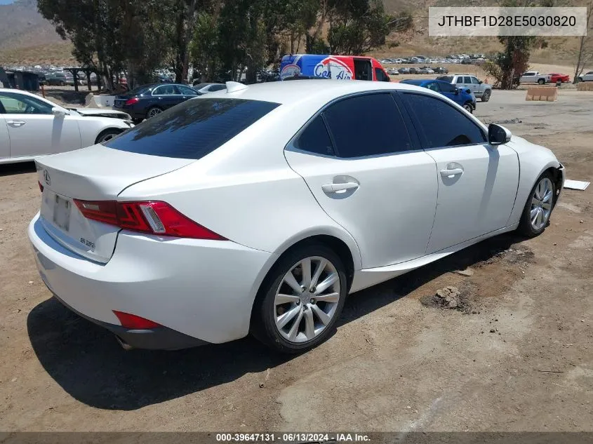 JTHBF1D28E5030820 2014 Lexus Is 250