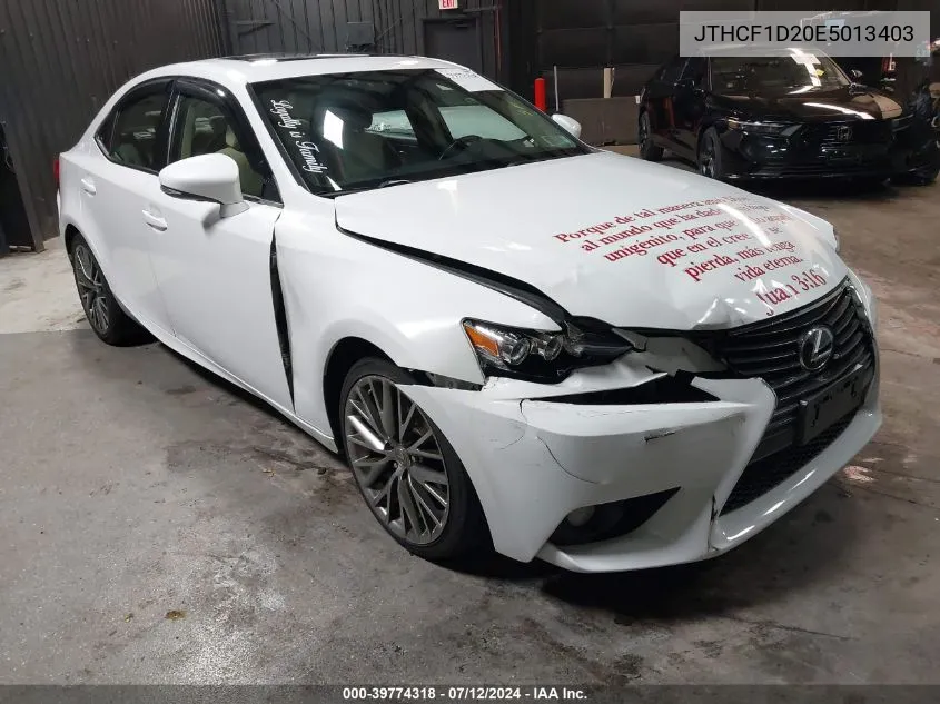 JTHCF1D20E5013403 2014 Lexus Is 250