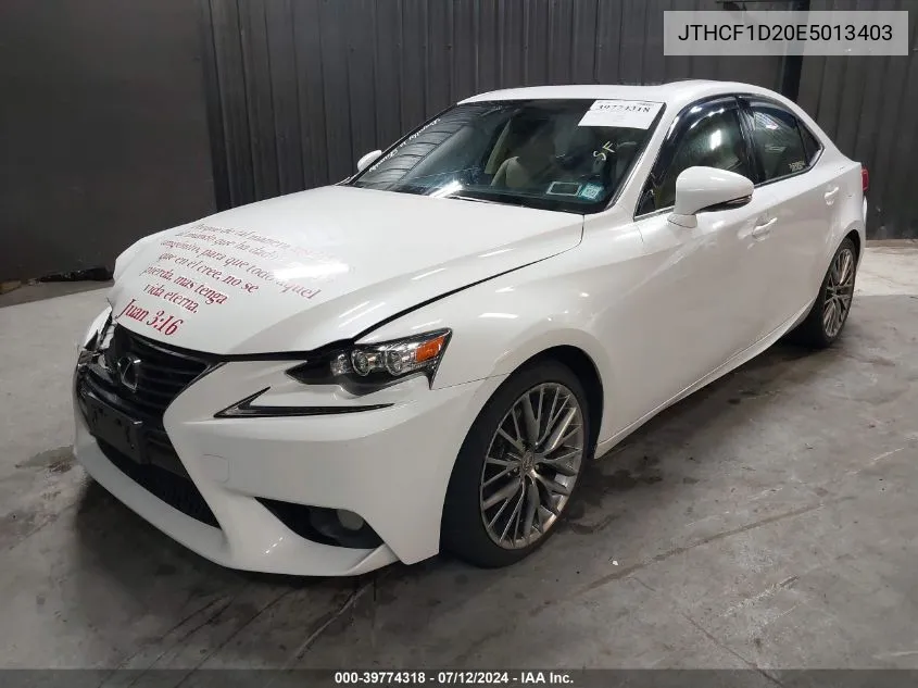 JTHCF1D20E5013403 2014 Lexus Is 250