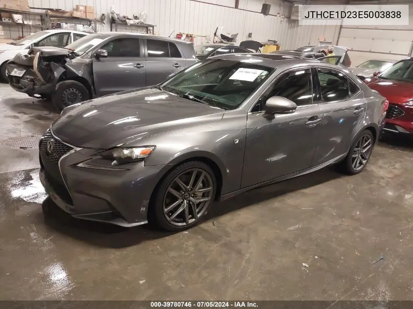 2014 Lexus Is 350 VIN: JTHCE1D23E5003838 Lot: 39780746