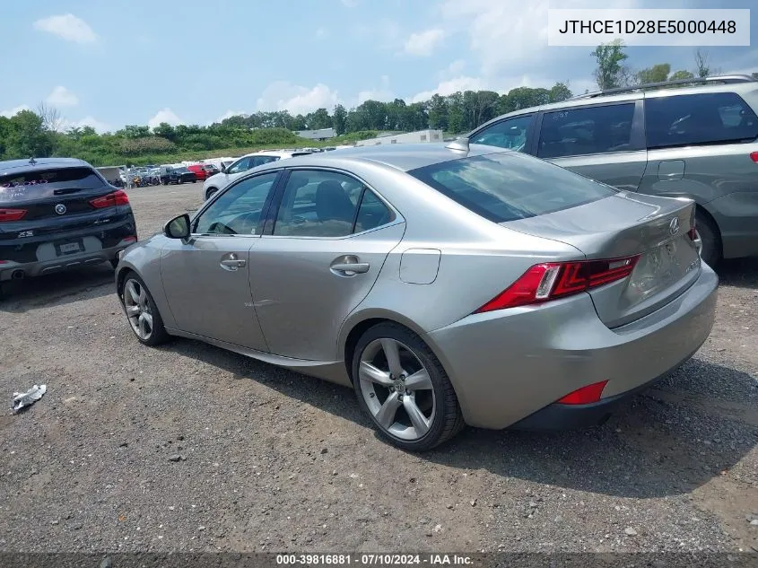 2014 Lexus Is 350 VIN: JTHCE1D28E5000448 Lot: 39816881