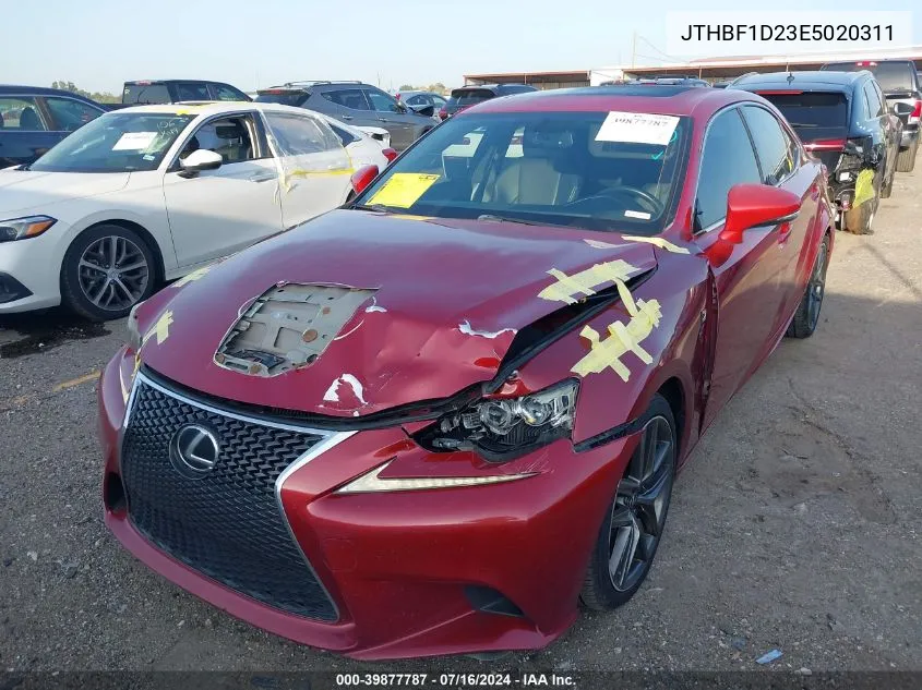 2014 Lexus Is 250 VIN: JTHBF1D23E5020311 Lot: 39877787