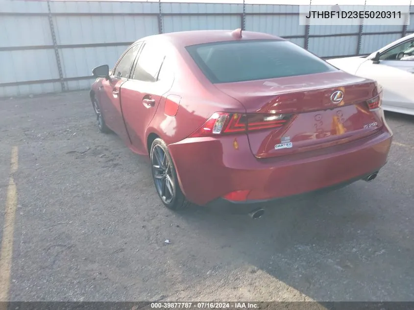 JTHBF1D23E5020311 2014 Lexus Is 250