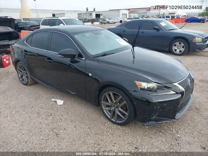 2014 Lexus Is 250 VIN: JTHBF1D29E5024458 Lot: 39886364