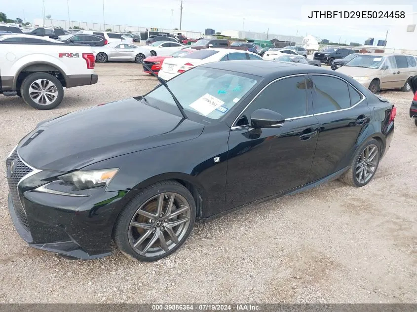 2014 Lexus Is 250 VIN: JTHBF1D29E5024458 Lot: 39886364