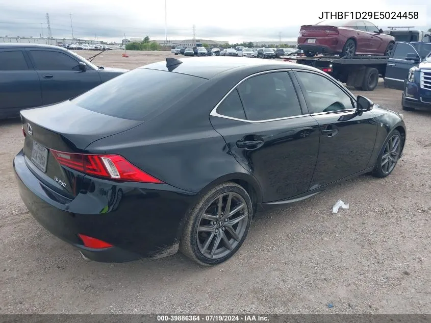 2014 Lexus Is 250 VIN: JTHBF1D29E5024458 Lot: 39886364