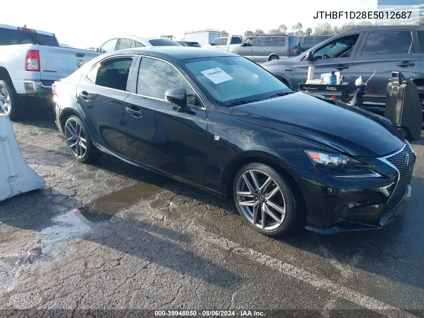 2014 Lexus Is 250 VIN: JTHBF1D28E5012687 Lot: 39948850