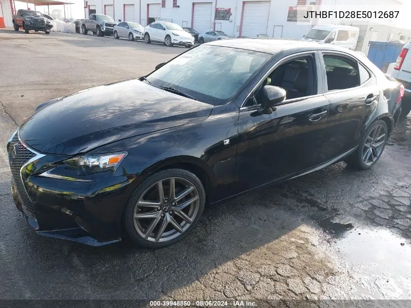 2014 Lexus Is 250 VIN: JTHBF1D28E5012687 Lot: 39948850