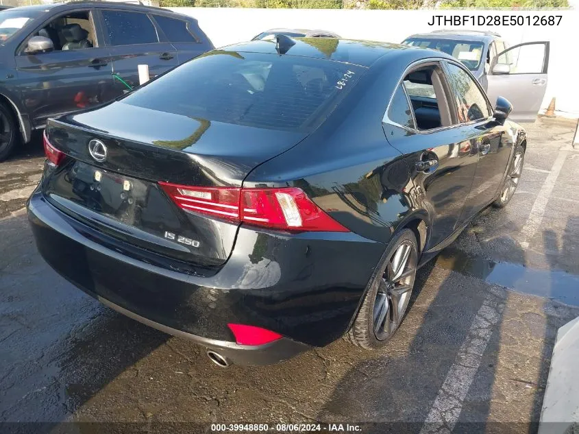 2014 Lexus Is 250 VIN: JTHBF1D28E5012687 Lot: 39948850