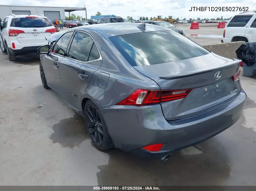 JTHBF1D29E5027652 2014 Lexus Is 250