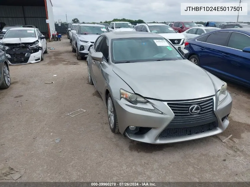 2014 Lexus Is 250 VIN: JTHBF1D24E5017501 Lot: 39960278