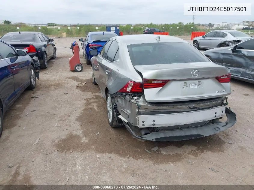 JTHBF1D24E5017501 2014 Lexus Is 250