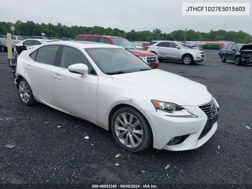 2014 Lexus Is 250 VIN: JTHCF1D27E5015603 Lot: 40052340