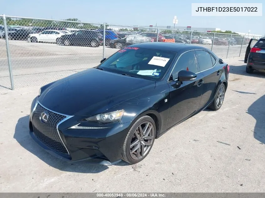 2014 Lexus Is 250 VIN: JTHBF1D23E5017022 Lot: 40053948