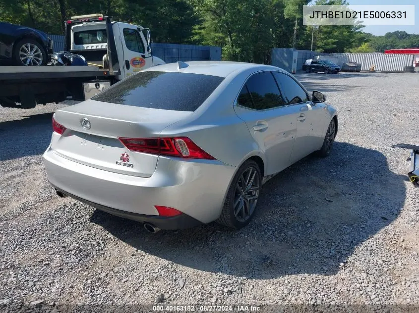 2014 Lexus Is 350 VIN: JTHBE1D21E5006331 Lot: 40163182