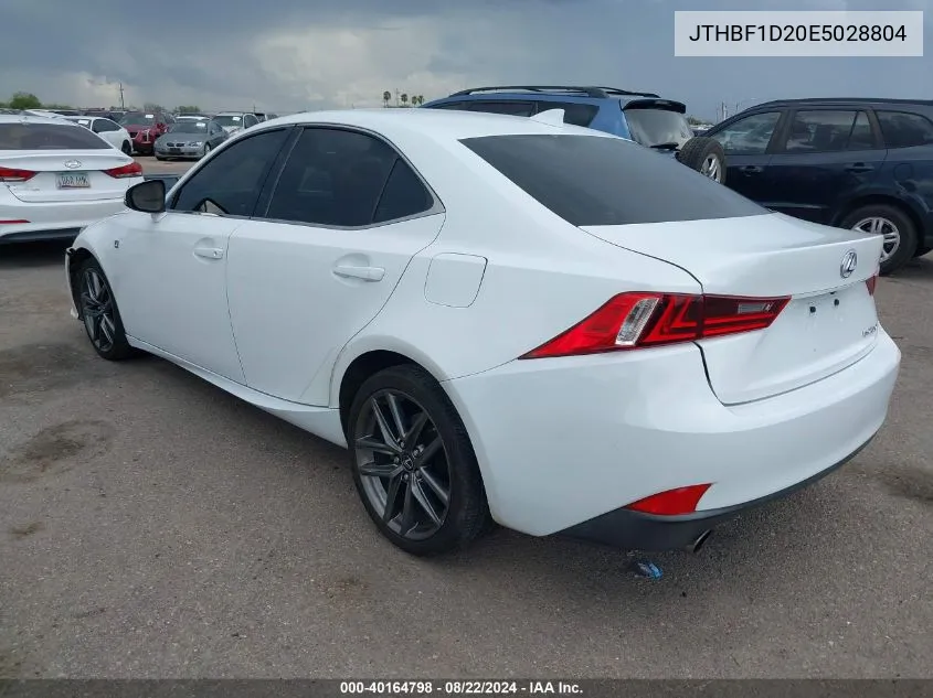 JTHBF1D20E5028804 2014 Lexus Is 250