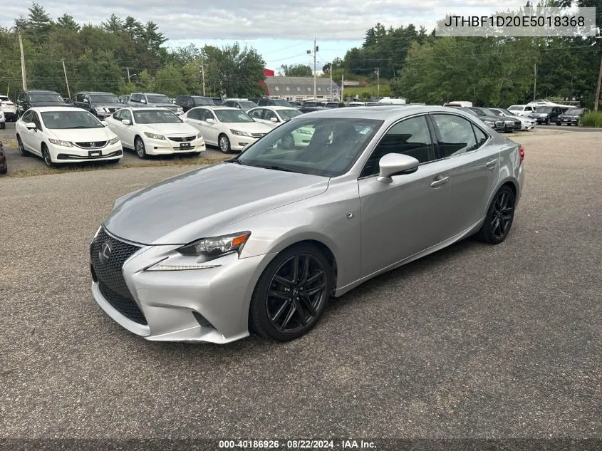 2014 Lexus Is 250 VIN: JTHBF1D20E5018368 Lot: 40186926