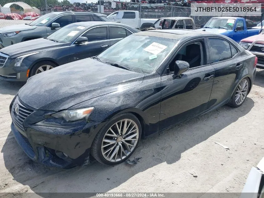 2014 Lexus Is 250 VIN: JTHBF1D25E5018964 Lot: 40193668