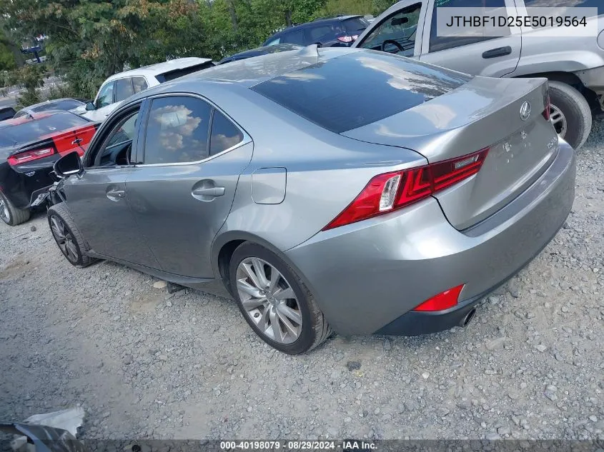 2014 Lexus Is 250 VIN: JTHBF1D25E5019564 Lot: 40198079