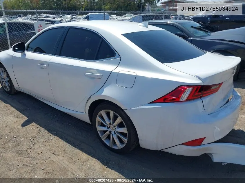 JTHBF1D27E5034924 2014 Lexus Is 250