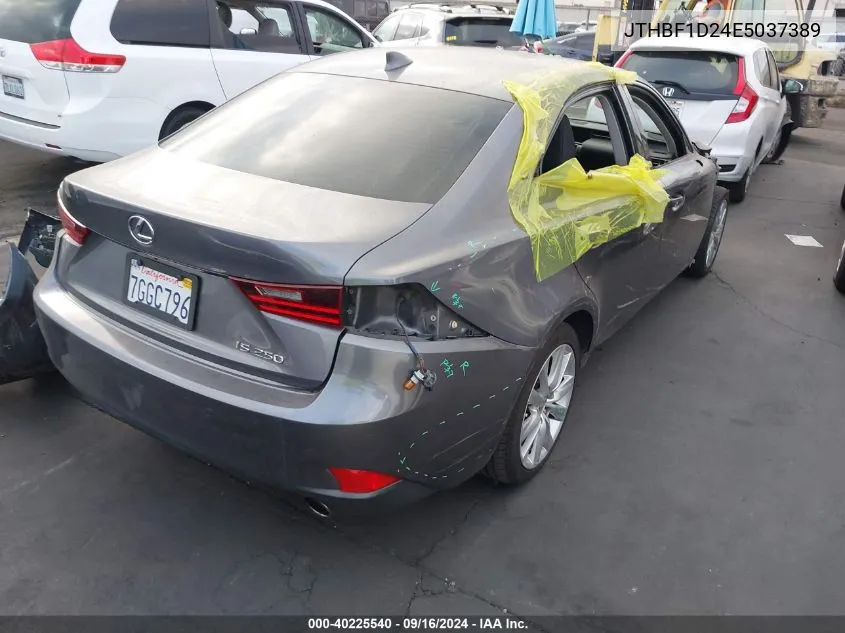 2014 Lexus Is 250 VIN: JTHBF1D24E5037389 Lot: 40225540