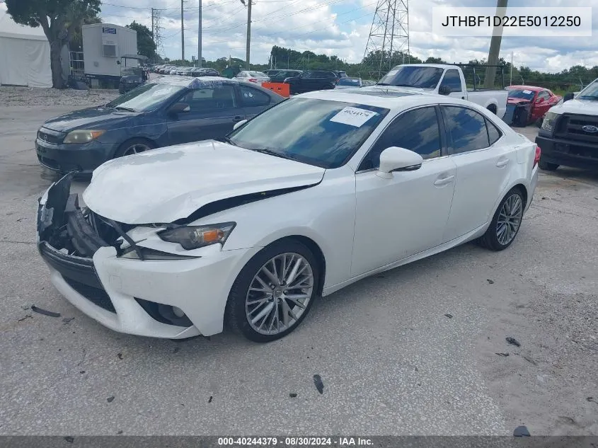 JTHBF1D22E5012250 2014 Lexus Is 250