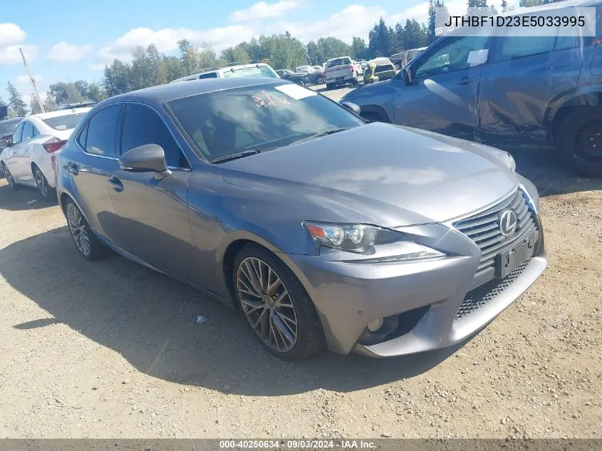 2014 Lexus Is 250 VIN: JTHBF1D23E5033995 Lot: 40250634