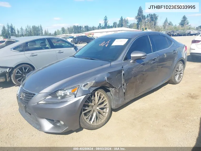 2014 Lexus Is 250 VIN: JTHBF1D23E5033995 Lot: 40250634