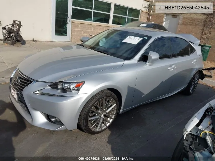 2014 Lexus Is 250 VIN: JTHBF1D26E5042545 Lot: 40275636