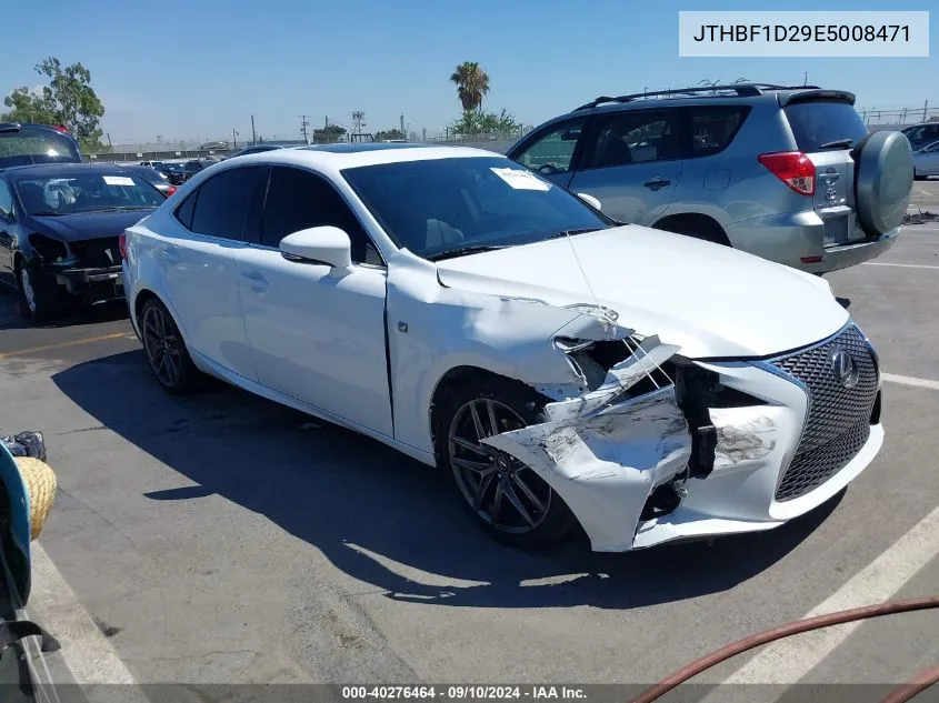 2014 Lexus Is 250 VIN: JTHBF1D29E5008471 Lot: 40276464