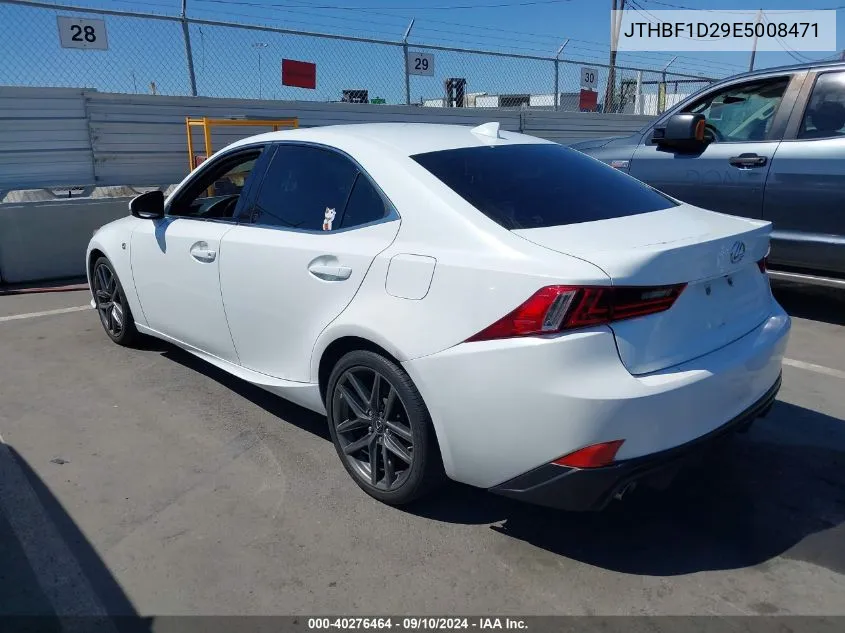 2014 Lexus Is 250 VIN: JTHBF1D29E5008471 Lot: 40276464