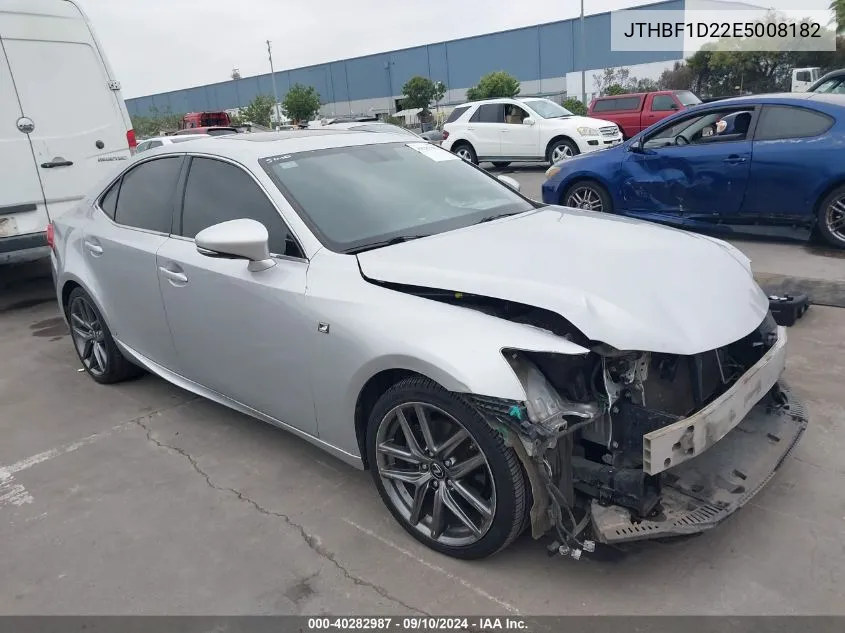 2014 Lexus Is 250 VIN: JTHBF1D22E5008182 Lot: 40282987