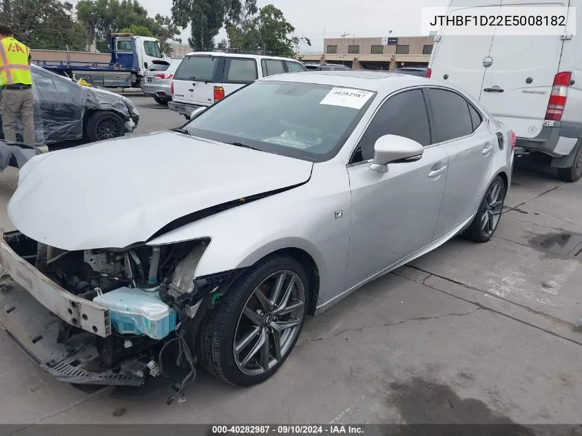 2014 Lexus Is 250 VIN: JTHBF1D22E5008182 Lot: 40282987