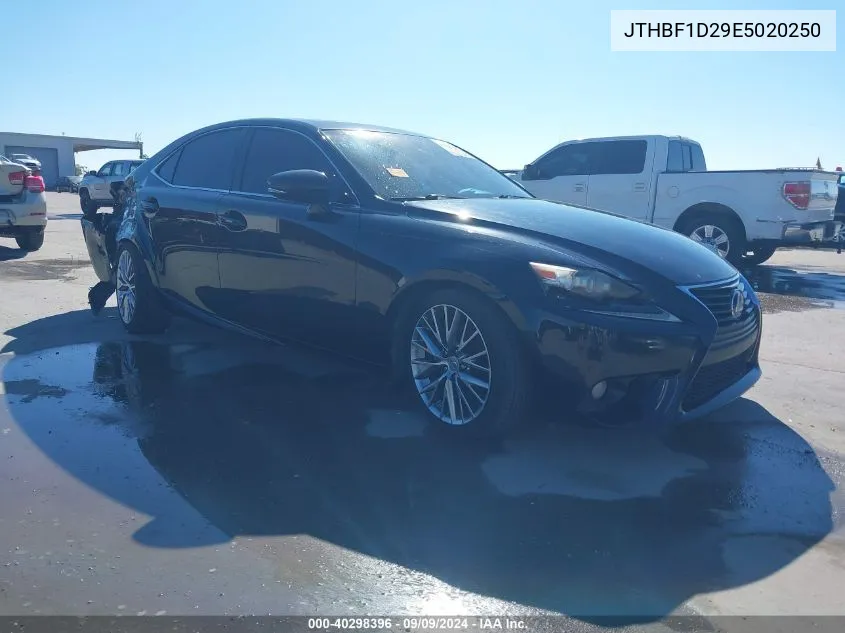 2014 Lexus Is 250 VIN: JTHBF1D29E5020250 Lot: 40298396