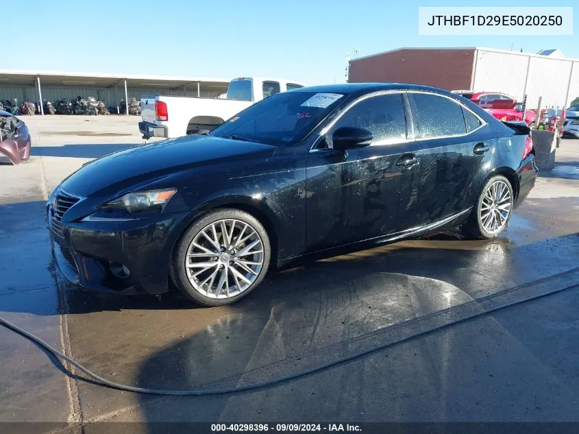 2014 Lexus Is 250 VIN: JTHBF1D29E5020250 Lot: 40298396