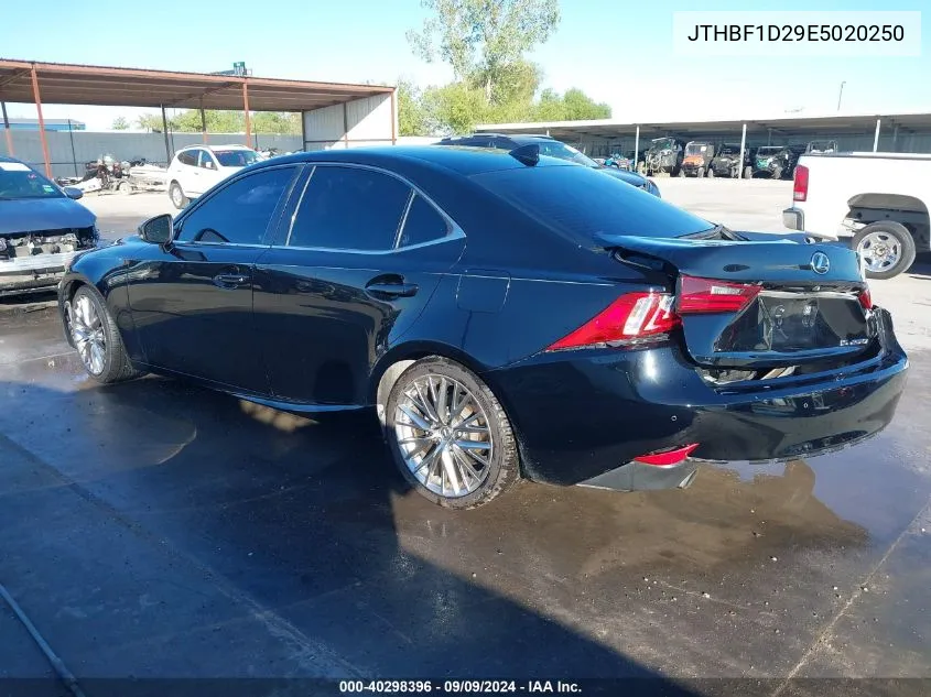 2014 Lexus Is 250 VIN: JTHBF1D29E5020250 Lot: 40298396