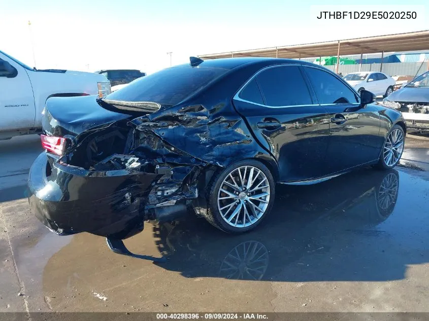 2014 Lexus Is 250 VIN: JTHBF1D29E5020250 Lot: 40298396