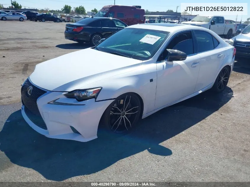 JTHBE1D26E5012822 2014 Lexus Is 350