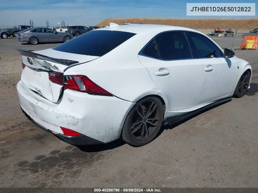 JTHBE1D26E5012822 2014 Lexus Is 350