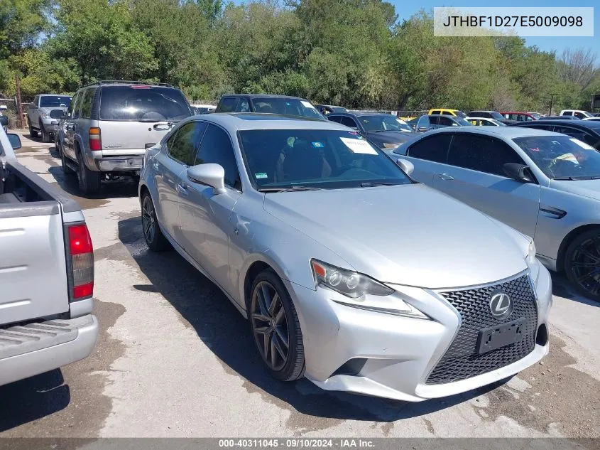 2014 Lexus Is 250 VIN: JTHBF1D27E5009098 Lot: 40311045