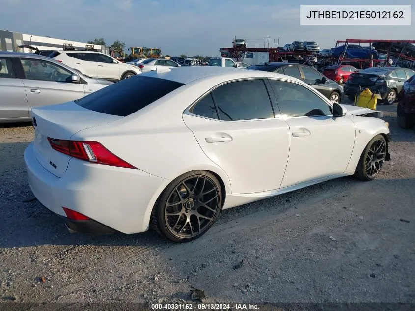 2014 Lexus Is 350 350 VIN: JTHBE1D21E5012162 Lot: 40331162