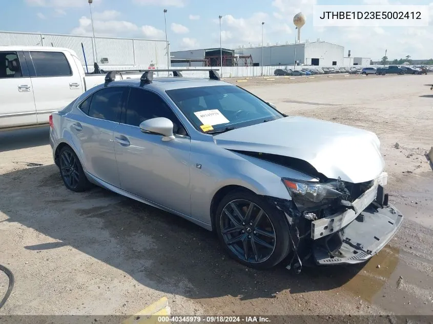 2014 Lexus Is 350 VIN: JTHBE1D23E5002412 Lot: 40345979