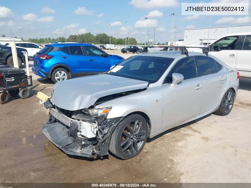 2014 Lexus Is 350 VIN: JTHBE1D23E5002412 Lot: 40345979