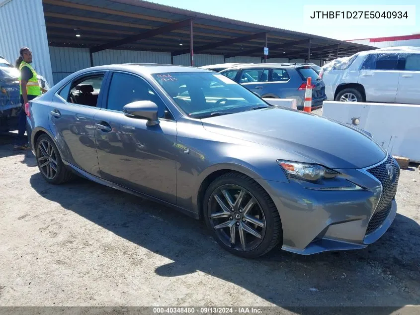 JTHBF1D27E5040934 2014 Lexus Is 250