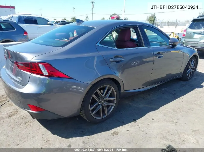 JTHBF1D27E5040934 2014 Lexus Is 250