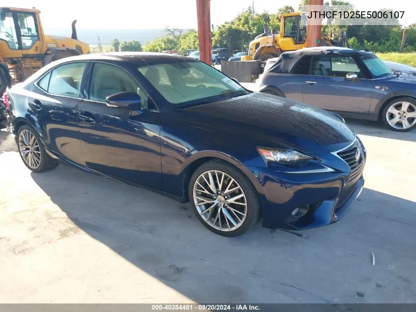 2014 Lexus Is 250 VIN: JTHCF1D25E5006107 Lot: 40354481