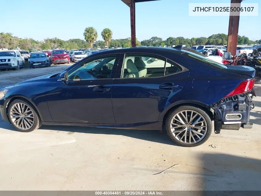 2014 Lexus Is 250 VIN: JTHCF1D25E5006107 Lot: 40354481