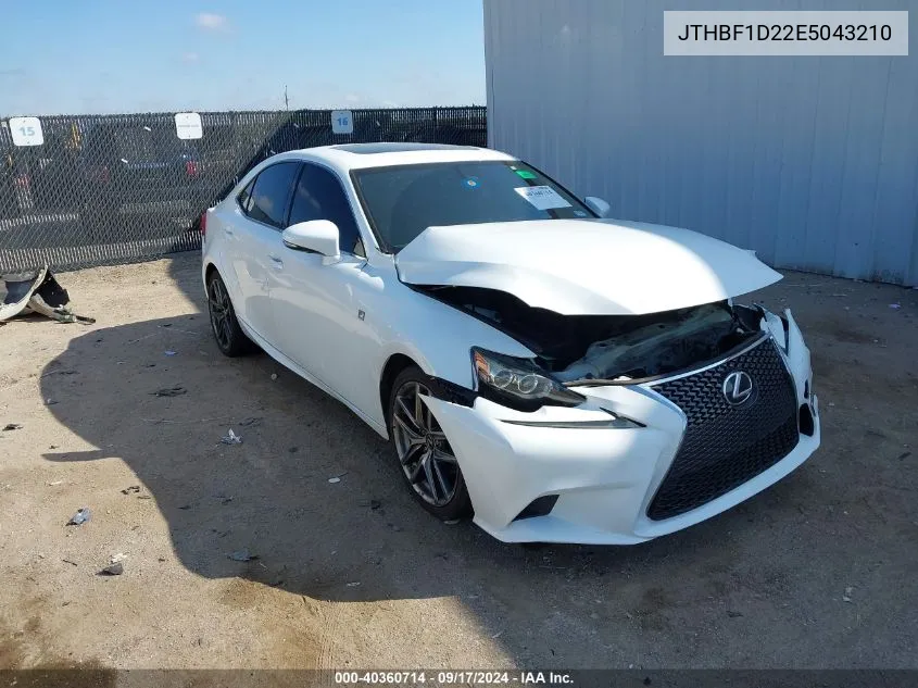 2014 Lexus Is 250 VIN: JTHBF1D22E5043210 Lot: 40360714