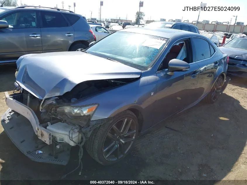 2014 Lexus Is 250 VIN: JTHBF1D27E5024099 Lot: 40372040